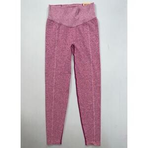 Pink Active Seamless High Waist Full Length Leggings. Burgundy, Women's S. NWT!